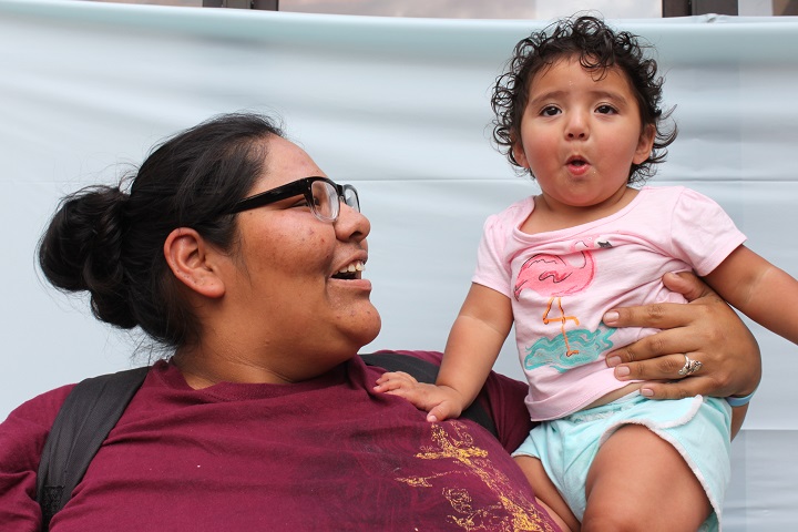 mom & daughter having fun!