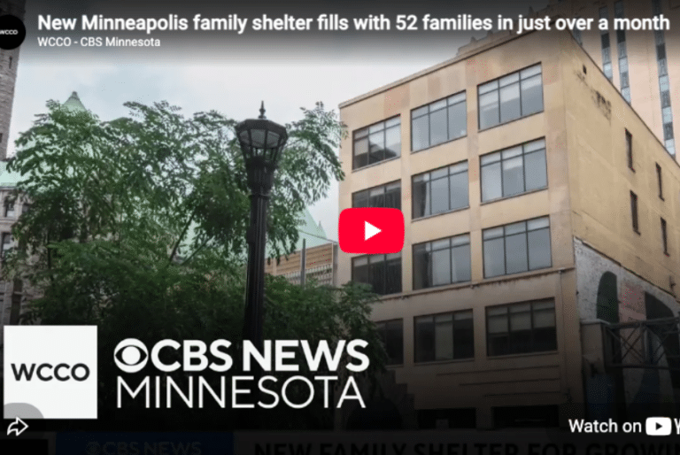 New Minneapolis family shelter fills with 52 families in just over a month
